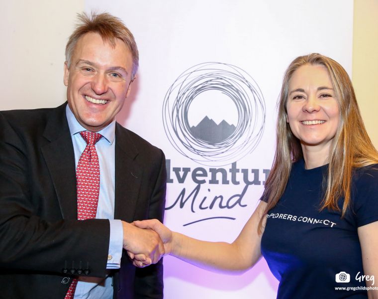 Adventure Mind 2020 Conference Sir Charles Walker KBE MP with Belinda Kirk