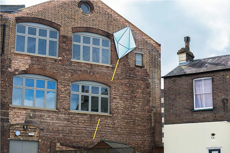 One of Luton's Most Iconic Buildings Gets a Giant Hat Pin