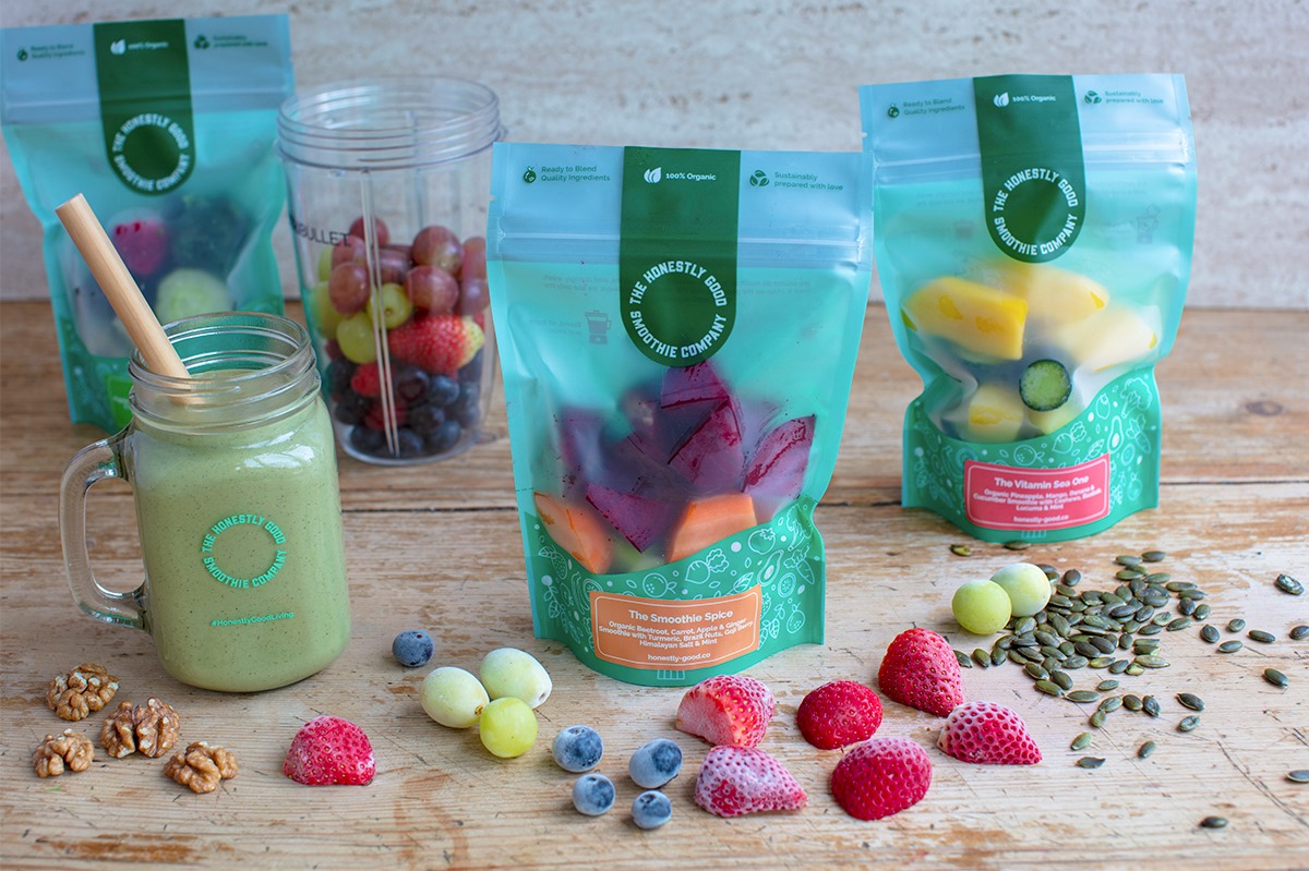 Healthy British Organic Frozen Smoothie Kits Delivered To Your Door