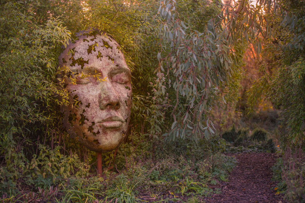 Simon Gudgeon Leaf Spirit sculpture