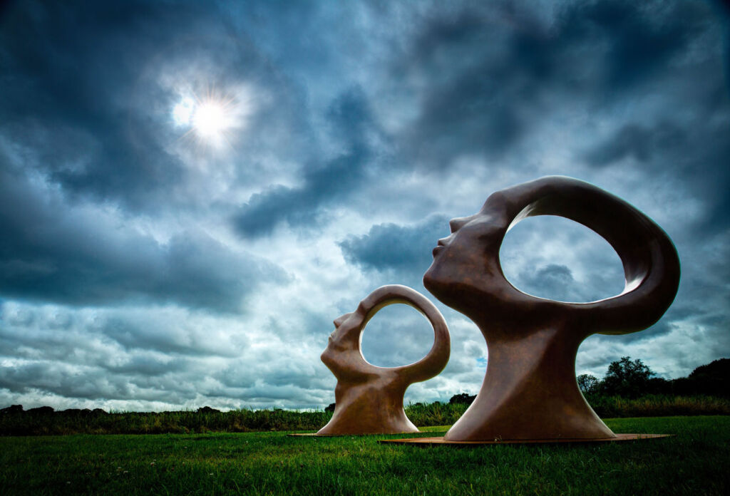 Simon Gudgeon Search for Enlightenment bronze sculpture