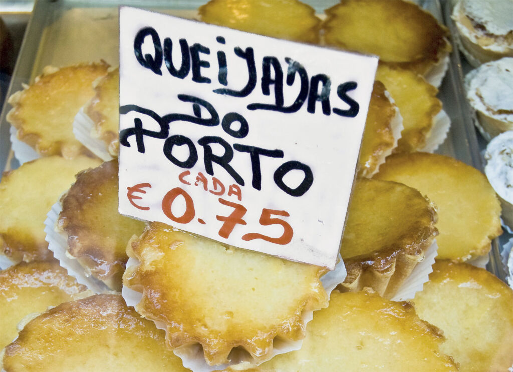 Freshly made Queijadas in Portugal