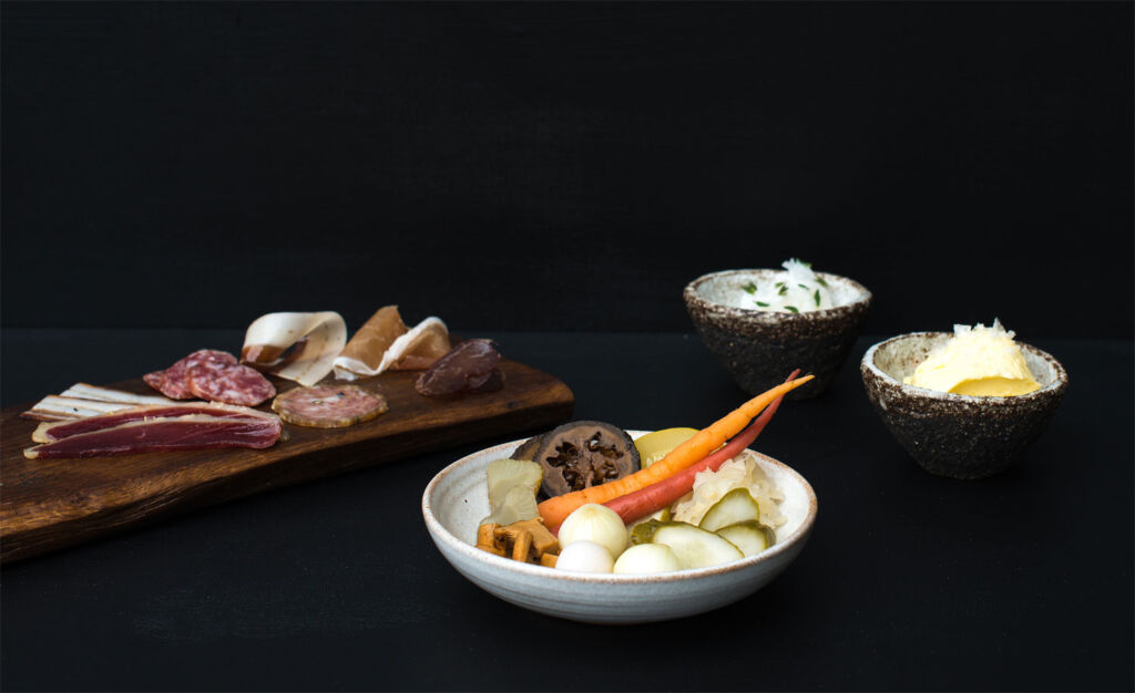 Heft Pickle & Chacuterie board. Image by Jenny Jones Photography