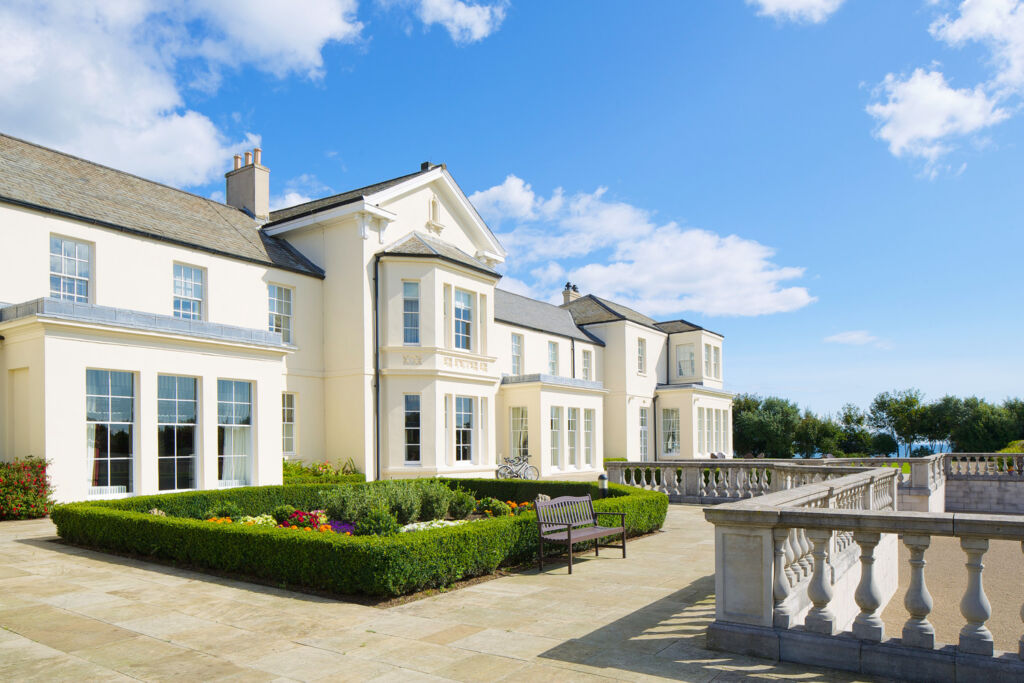 The exterior and grounds of Seaham Hall