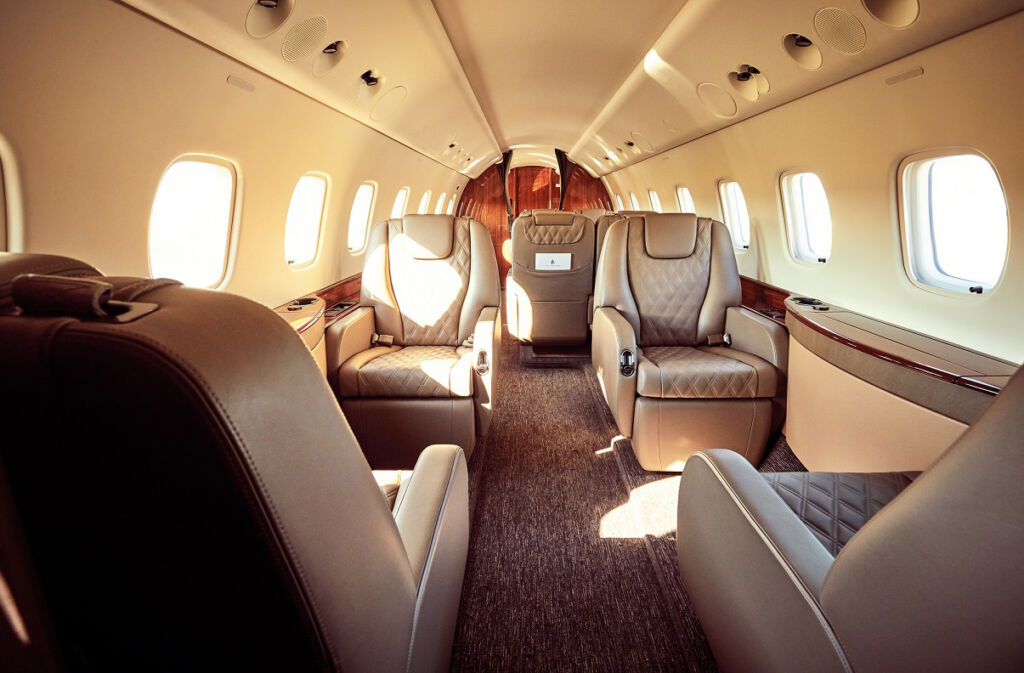 Inside a private jet from Air Partner