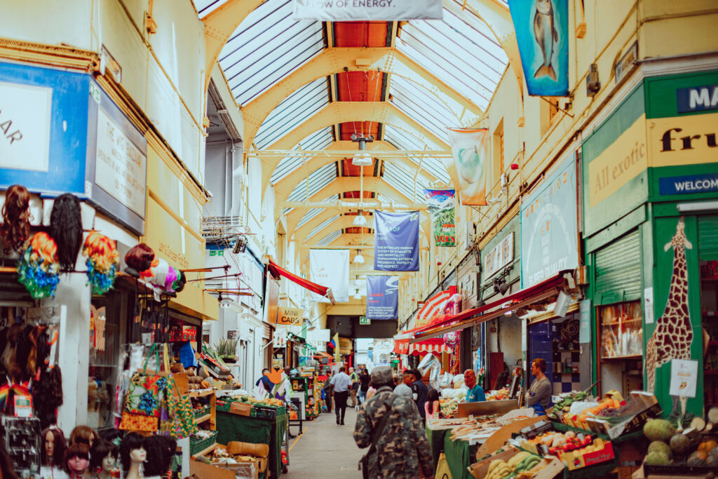 Inside Brixton Village Courtyard