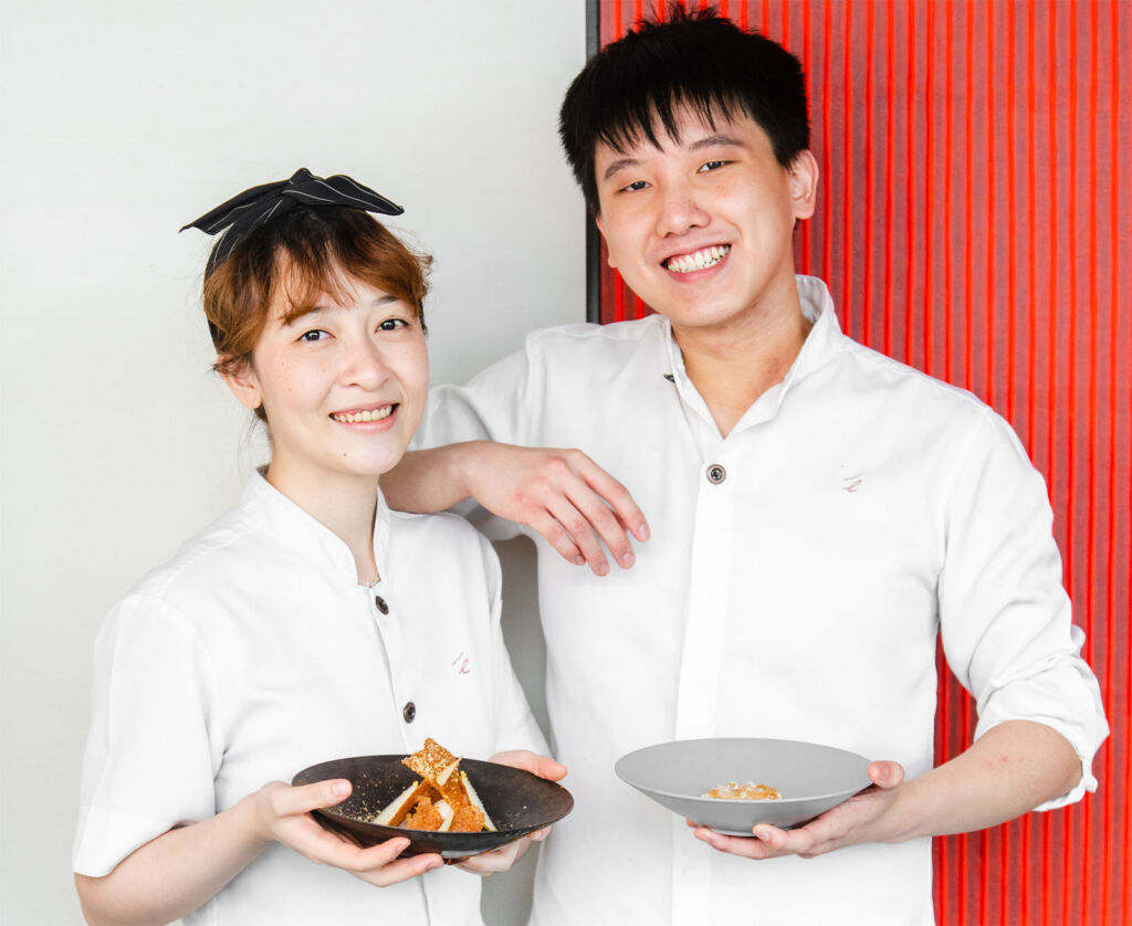 Chef Cyrus Yan and Chef Tia Cheung