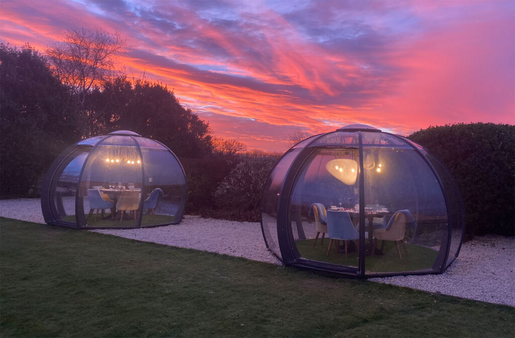 Seaham Hall's New Sunken Fire Pits, Glass Domes and Fondue Feasts