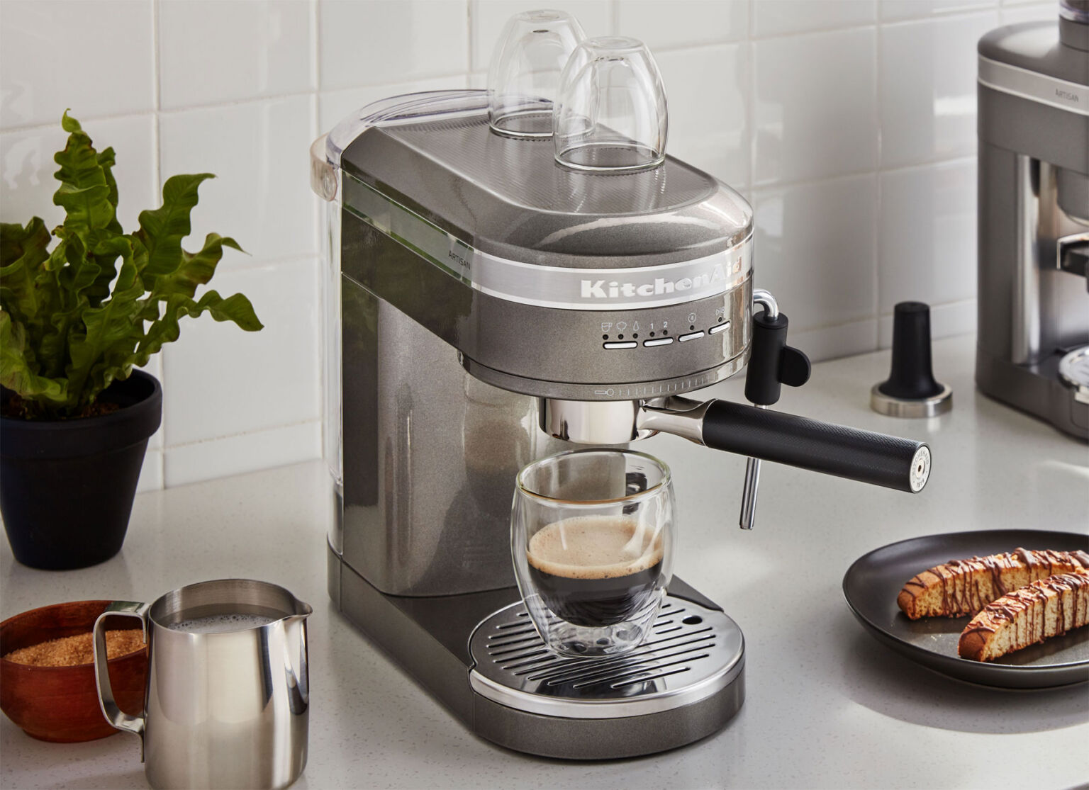 Why KitchenAid S Artisan Semi Automatic Espresso Machine Is Rather   KitchenAids Artisan Semi Automatic Espresso Machine In Stainless Steel 1 1536x1115 