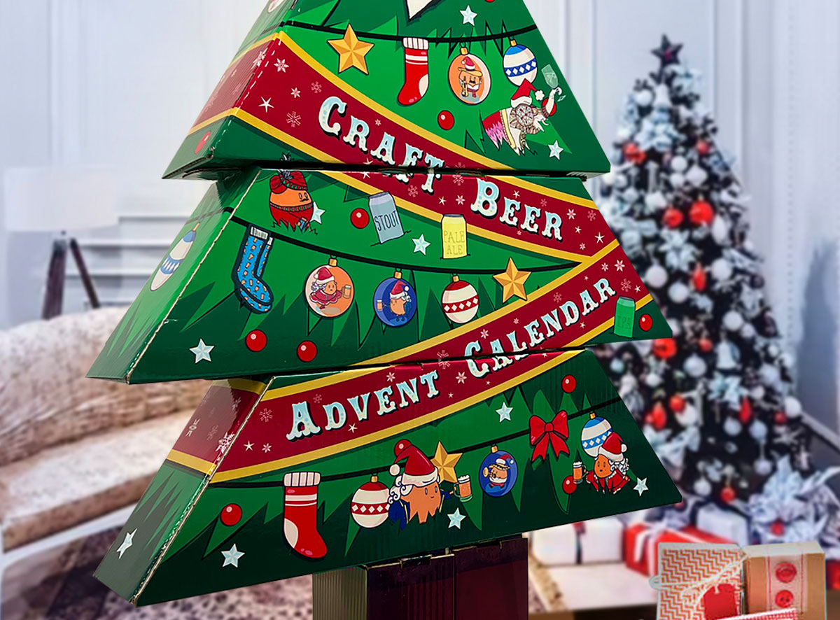 Bier Company's 90 Cm Tall Ultimate Craft Beer Advent Calendar