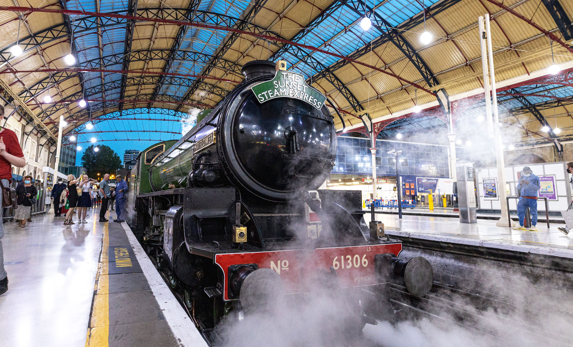 Ride a luxury steam train through the English countryside