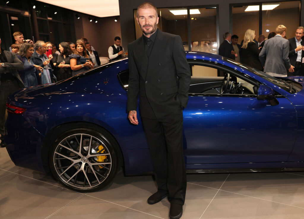 David Beckham Joins Maserati for the Opening of its First UK Concept Store