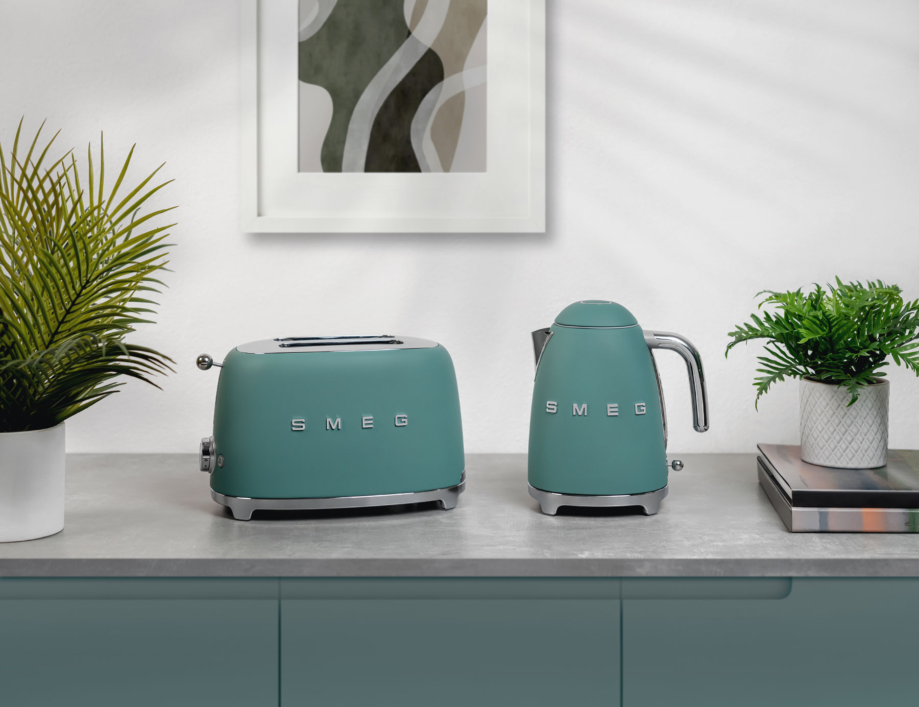 Smeg Kettle & Toaster Combo - Pastel Blue – The Culinarium