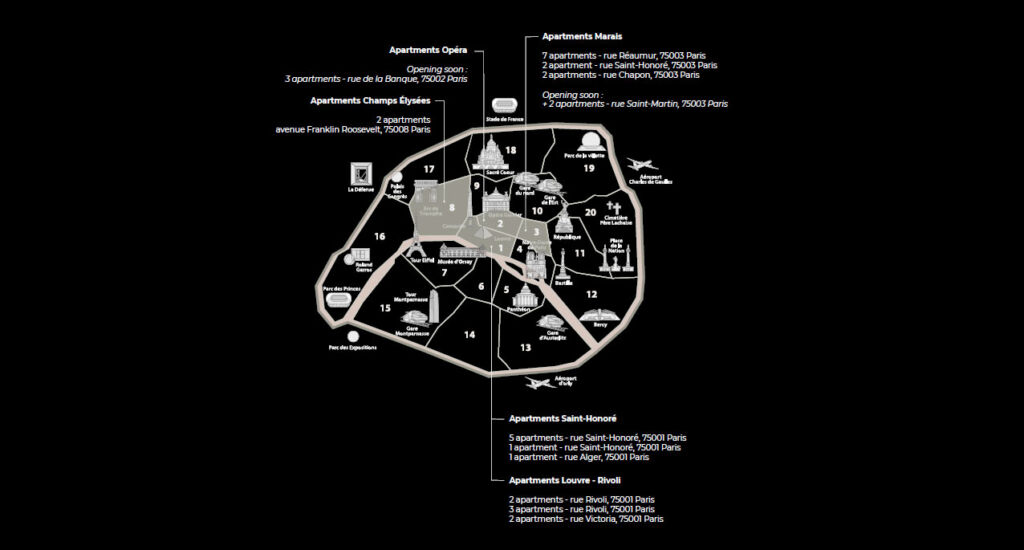 A map showing the location of the property