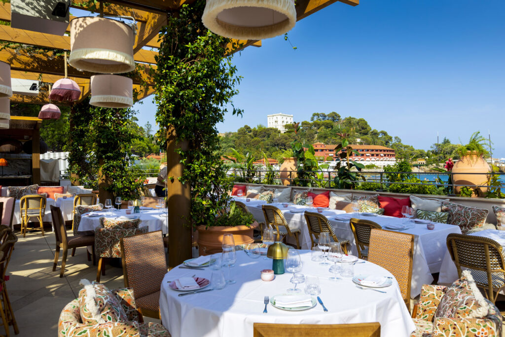 The view across the water from the restaurant