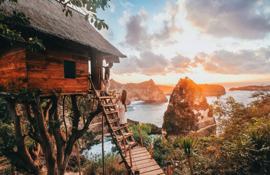 A traditional village hut in Bali, Indonesia