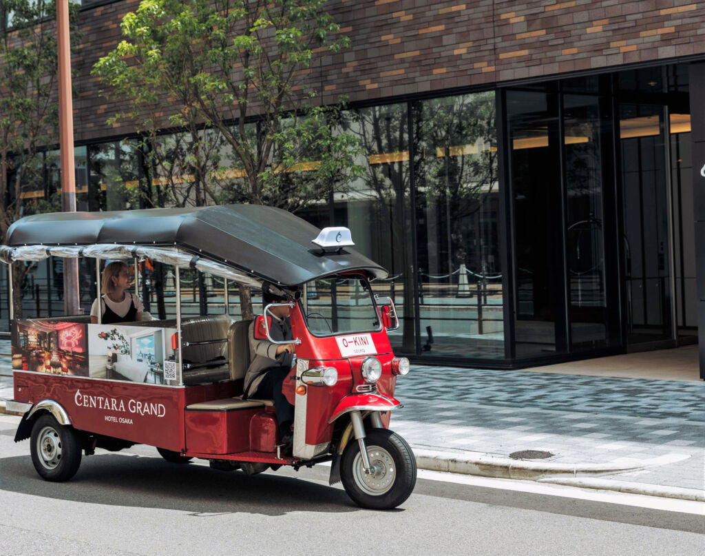 The hotel's Tuk-Tuk