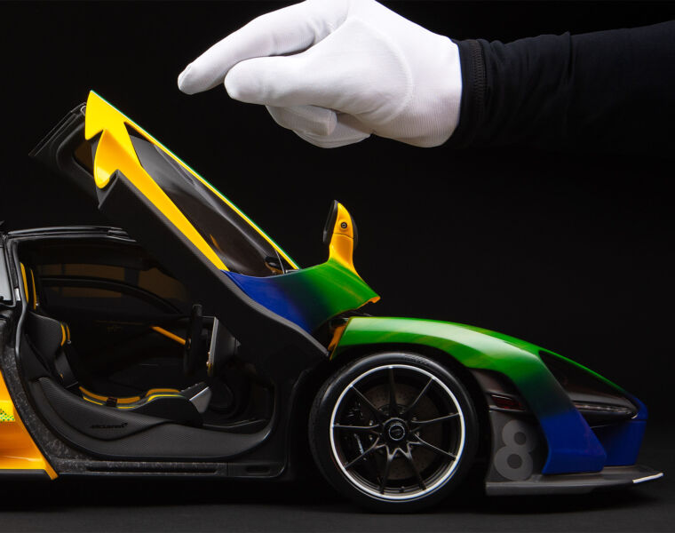 Amalgam Collection Reveals 'Senna Sempre Livery' Edition at 1:8 Scale