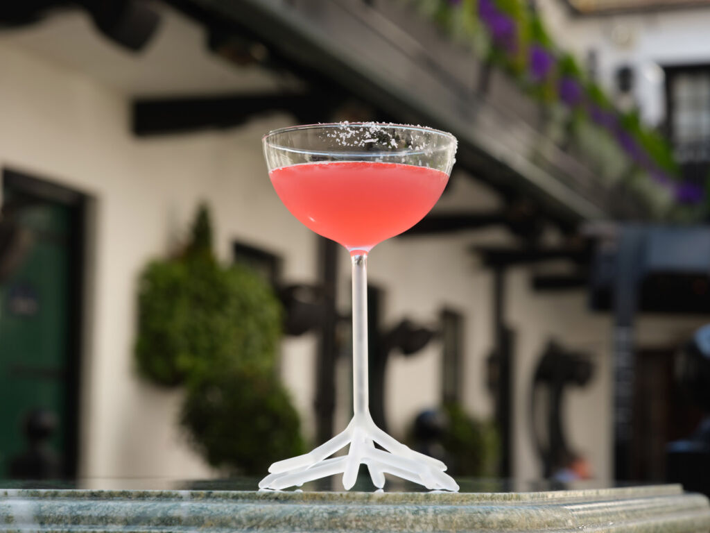 A photograph of one of the cocktails