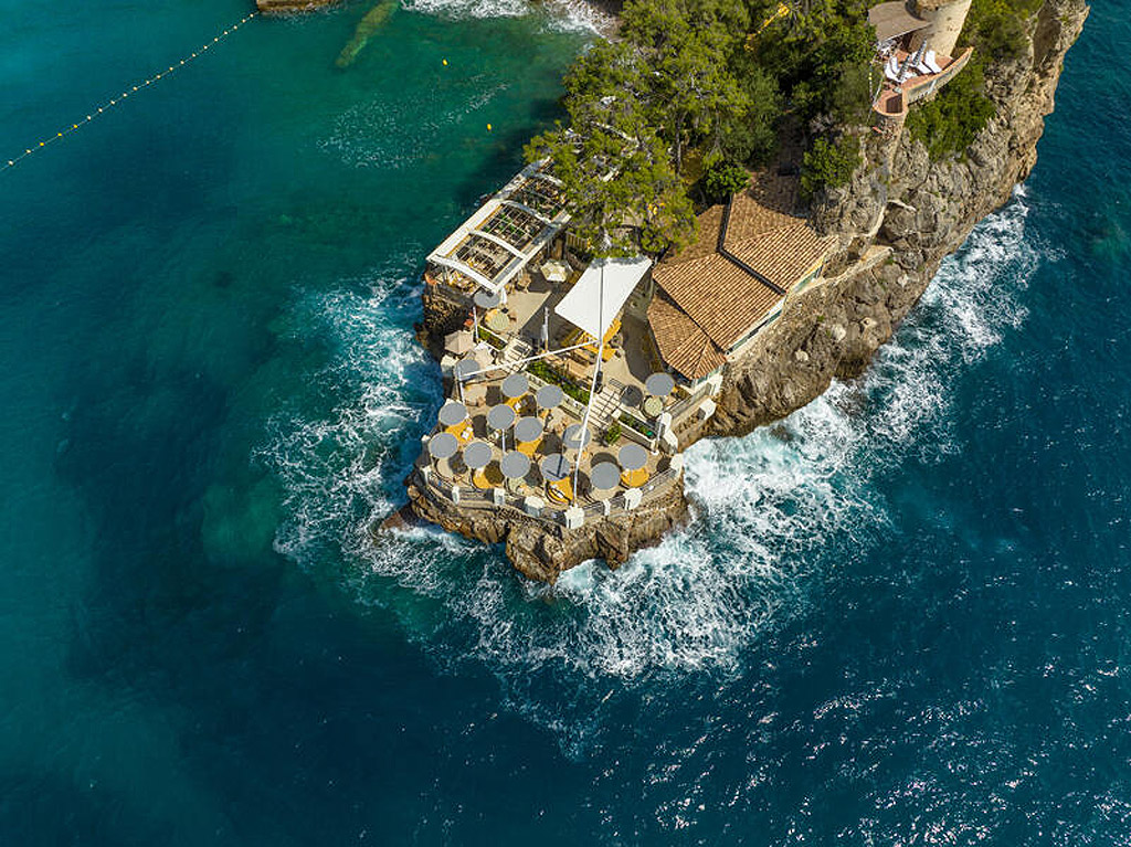 An aerial top down view of La Vigie