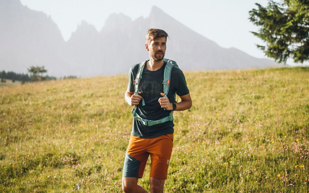 A hiker exploring the area