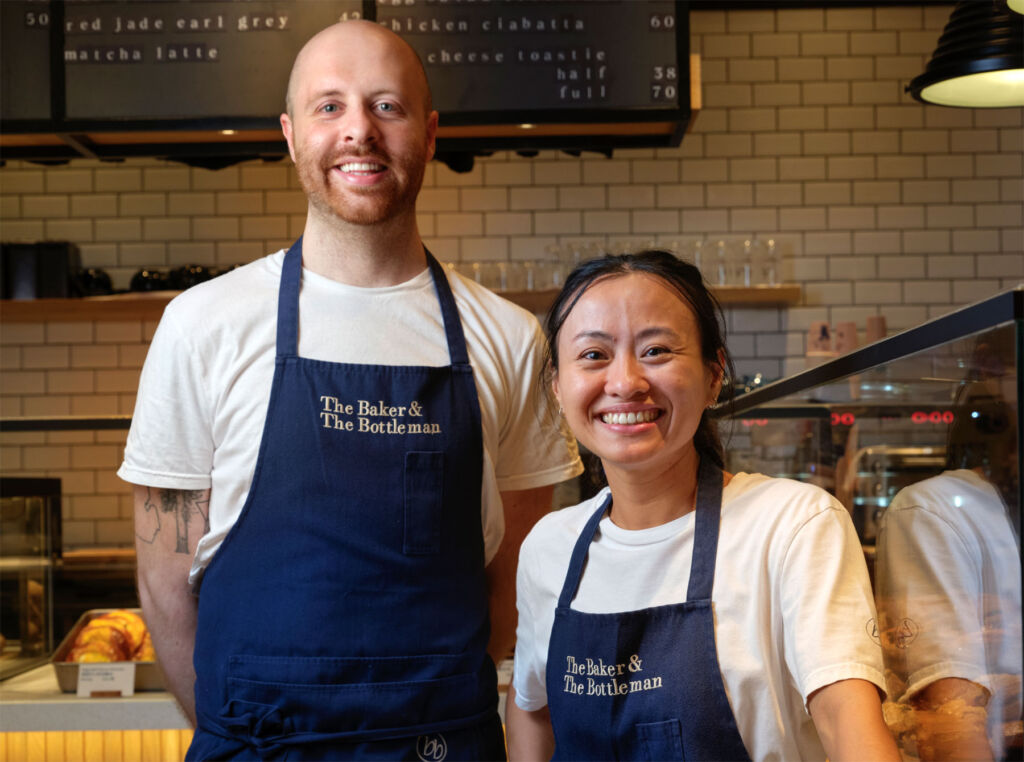 Head Baker Helene Ng and Ben Lee