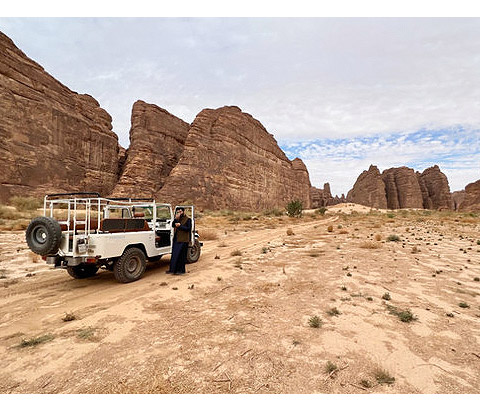 A 4 wheel drive vehicle on an adventure