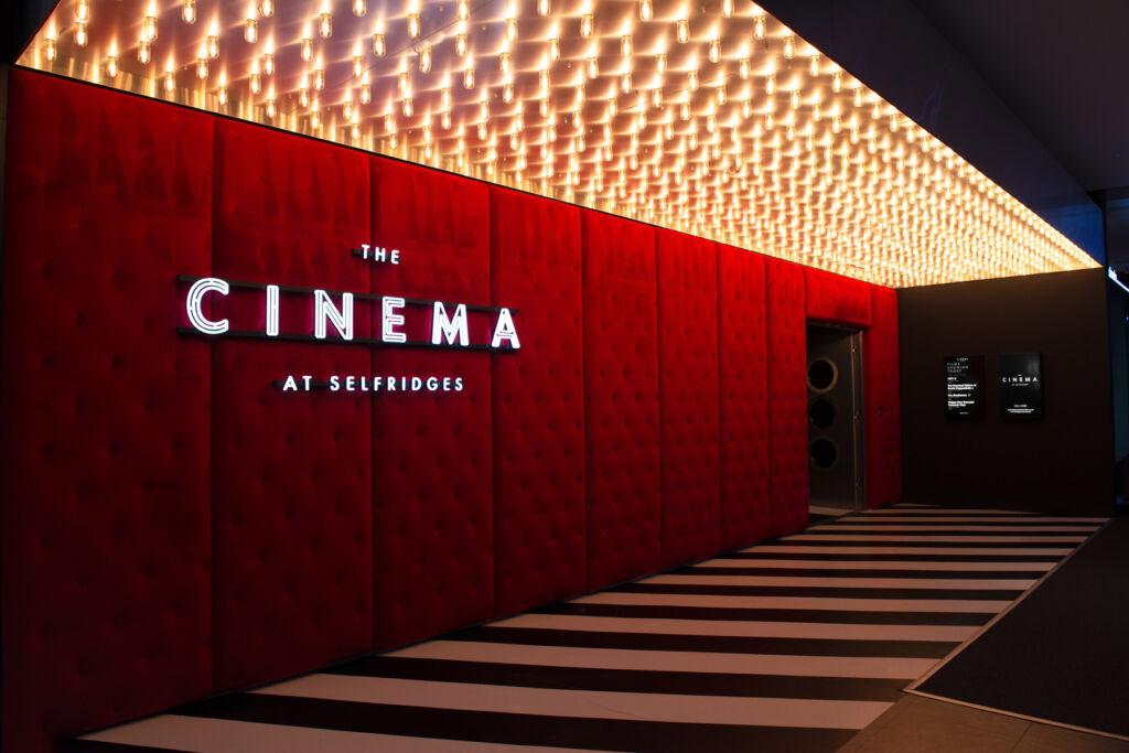 The entrance to the Cinema at Selfridges