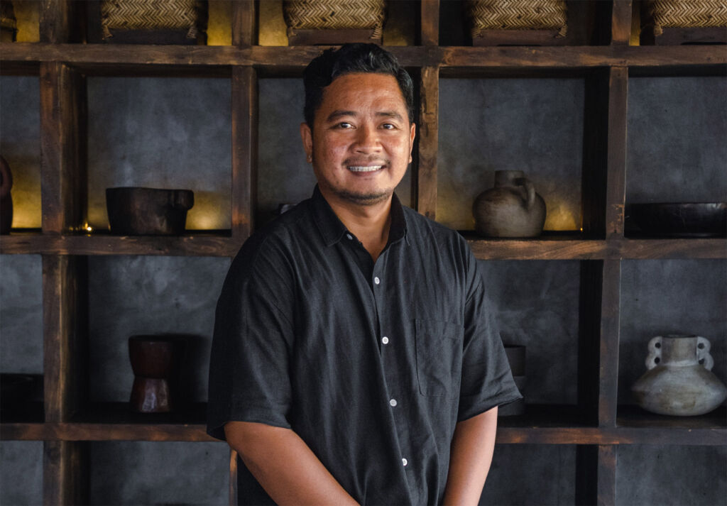 Chef Yudha Permana sporting a broad smile