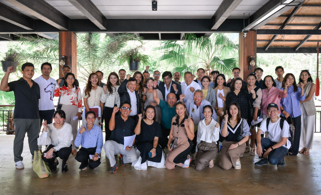 A group photograph of the attendees at the event