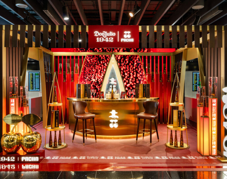 Tequila Don Julio 1942 & Pacha Launch Pop-ups in Airports Across Europe