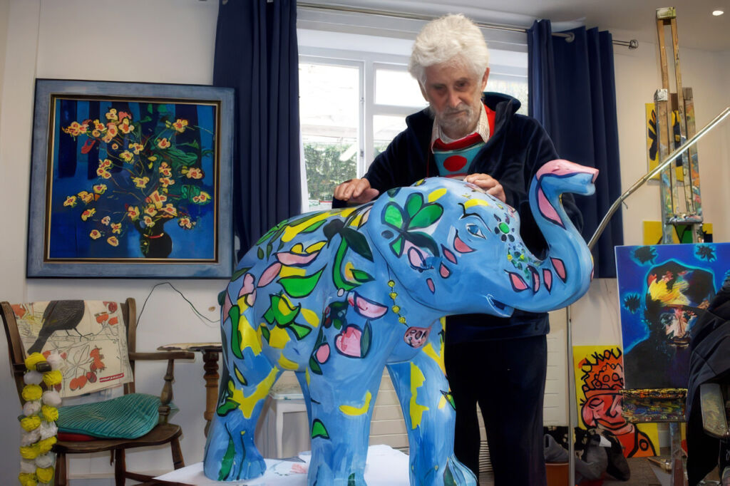 Philip Sutton RA's "Ponty" Leads the Herd at Weldmar's 'Stampede By The Sea'