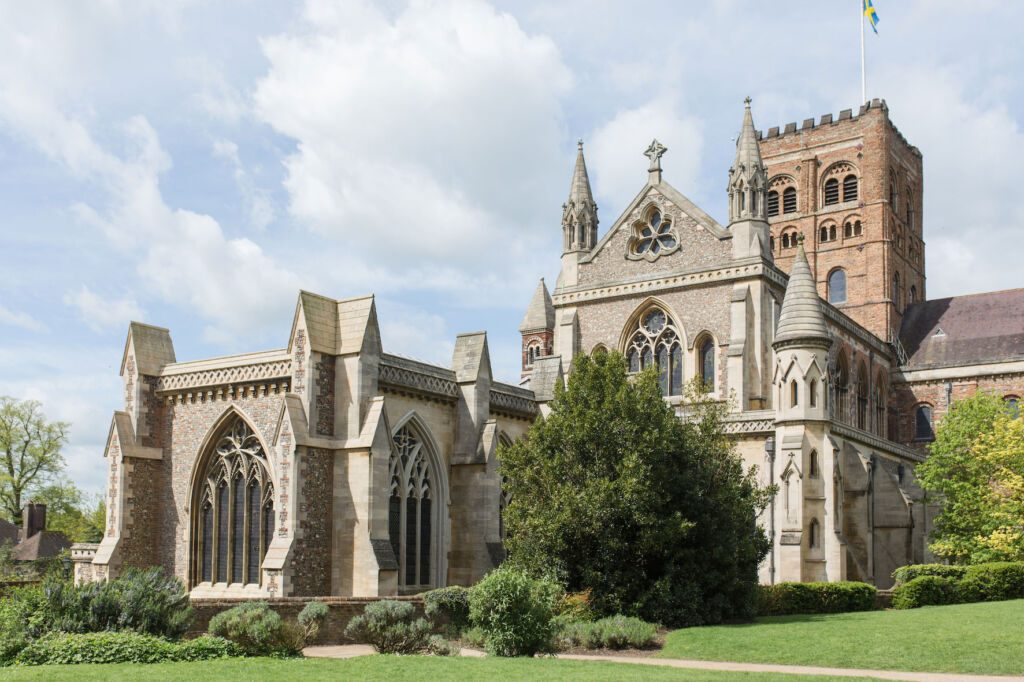 The exterior of the cathedral