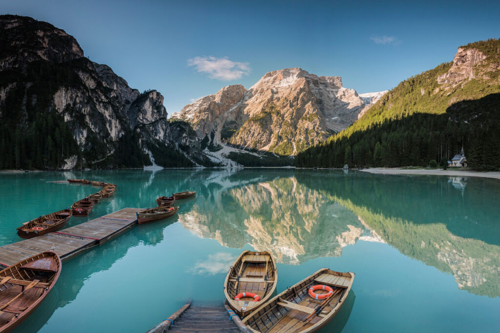 Boats on the lake