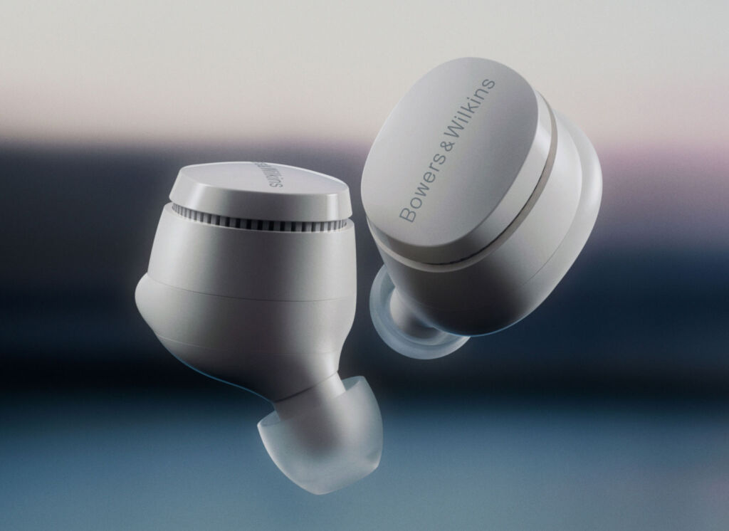 A close up view of the earbuds