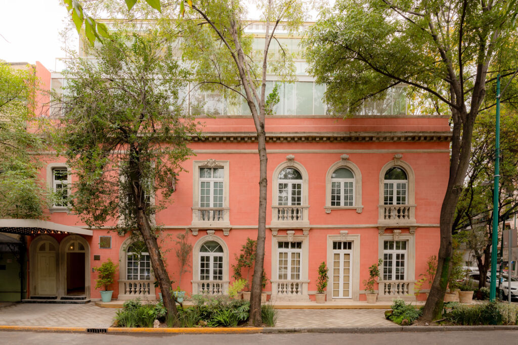 A view of the exterior of the property from the street