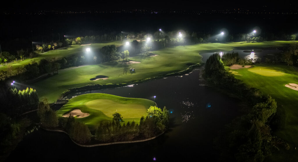 Night time golf