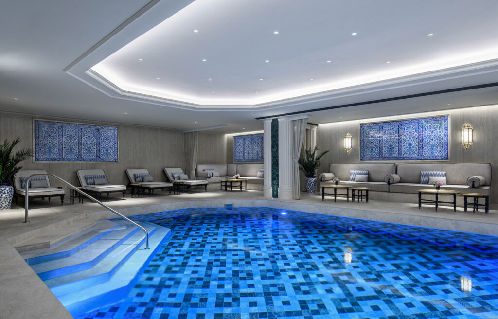 The indoor swimming pool