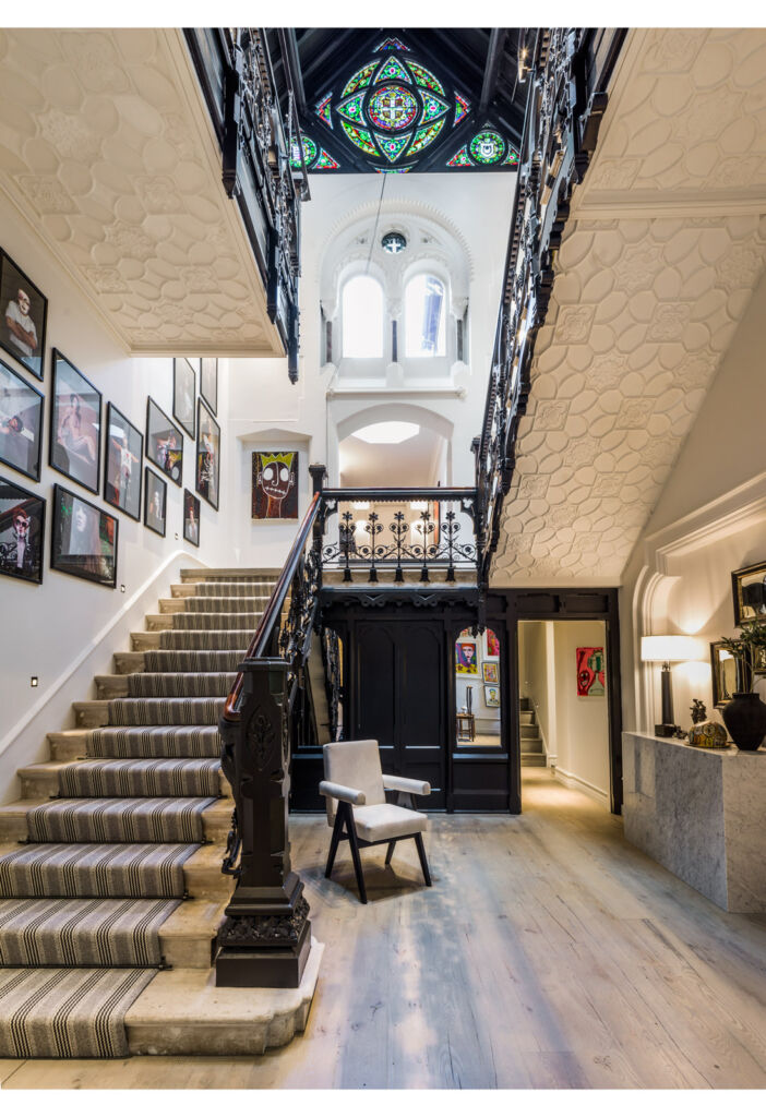 The entrance hall in a private residence