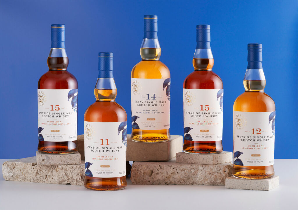 Five bottles from the Ferg & Harris 2024 range