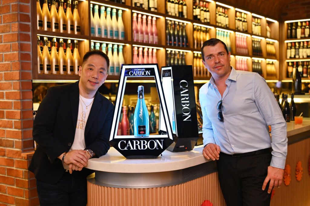 Jason Yap, the Group CEO of LamboCellar with Alexandre