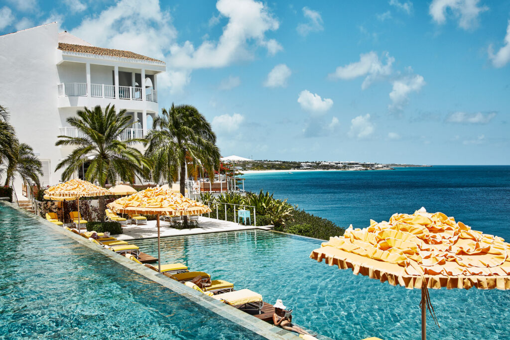 The infinity pool at Malliouhana