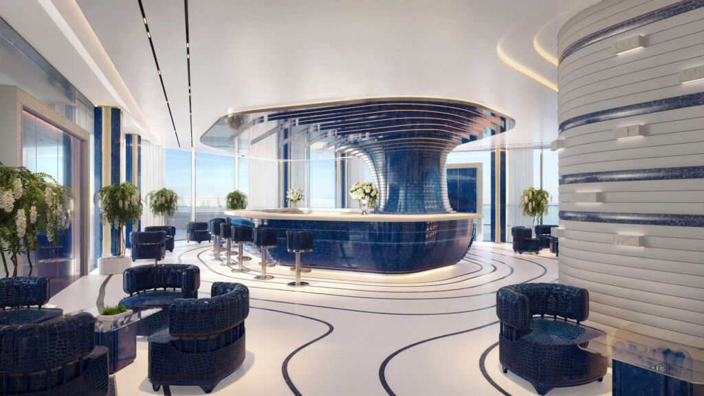 Inside the envisaged Yacht Club