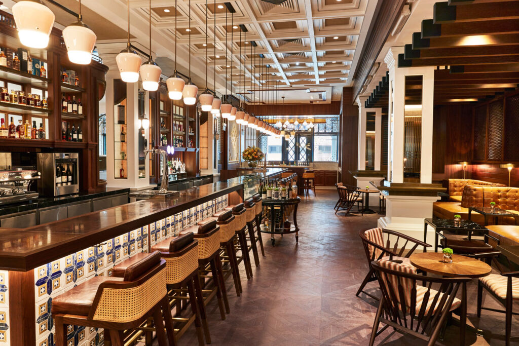 A photograph of The Bar at 15 Stamford in The Capitol Kempinski Hotel Singapore