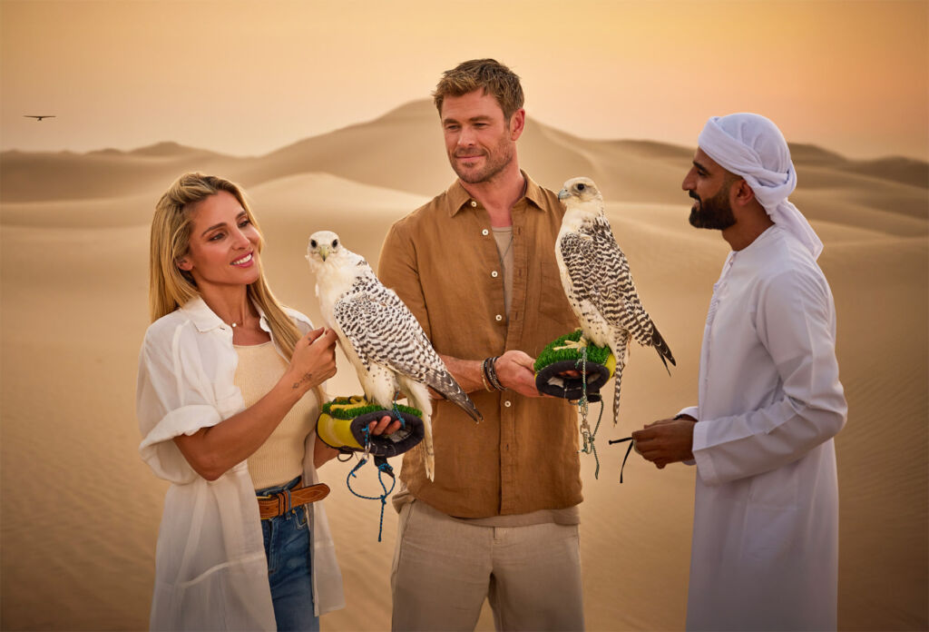 Elsa Pataky and Chris Hemsworth Partner with Experience Abu Dhabi