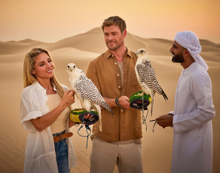 Elsa Pataky and Chris Hemsworth Partner with Experience Abu Dhabi