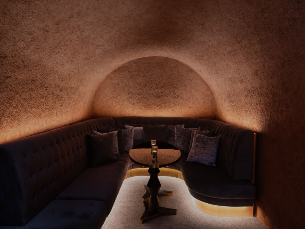 A cosy seating area in the lounge