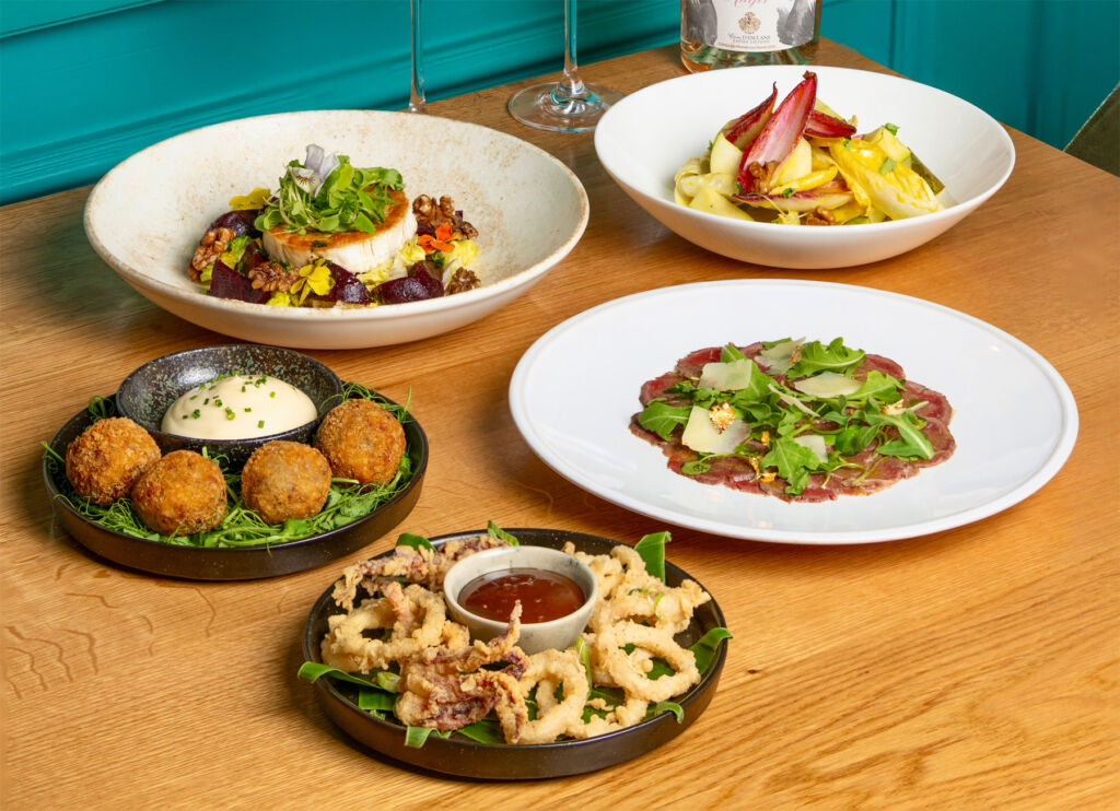 A selection of dishes from the new menu