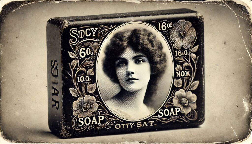 A vintage bar of soap