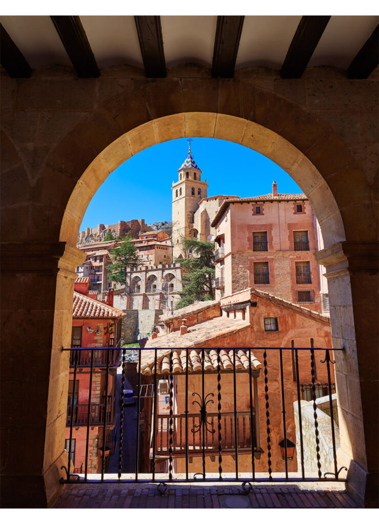 Albarracin medieval town village at Teruel